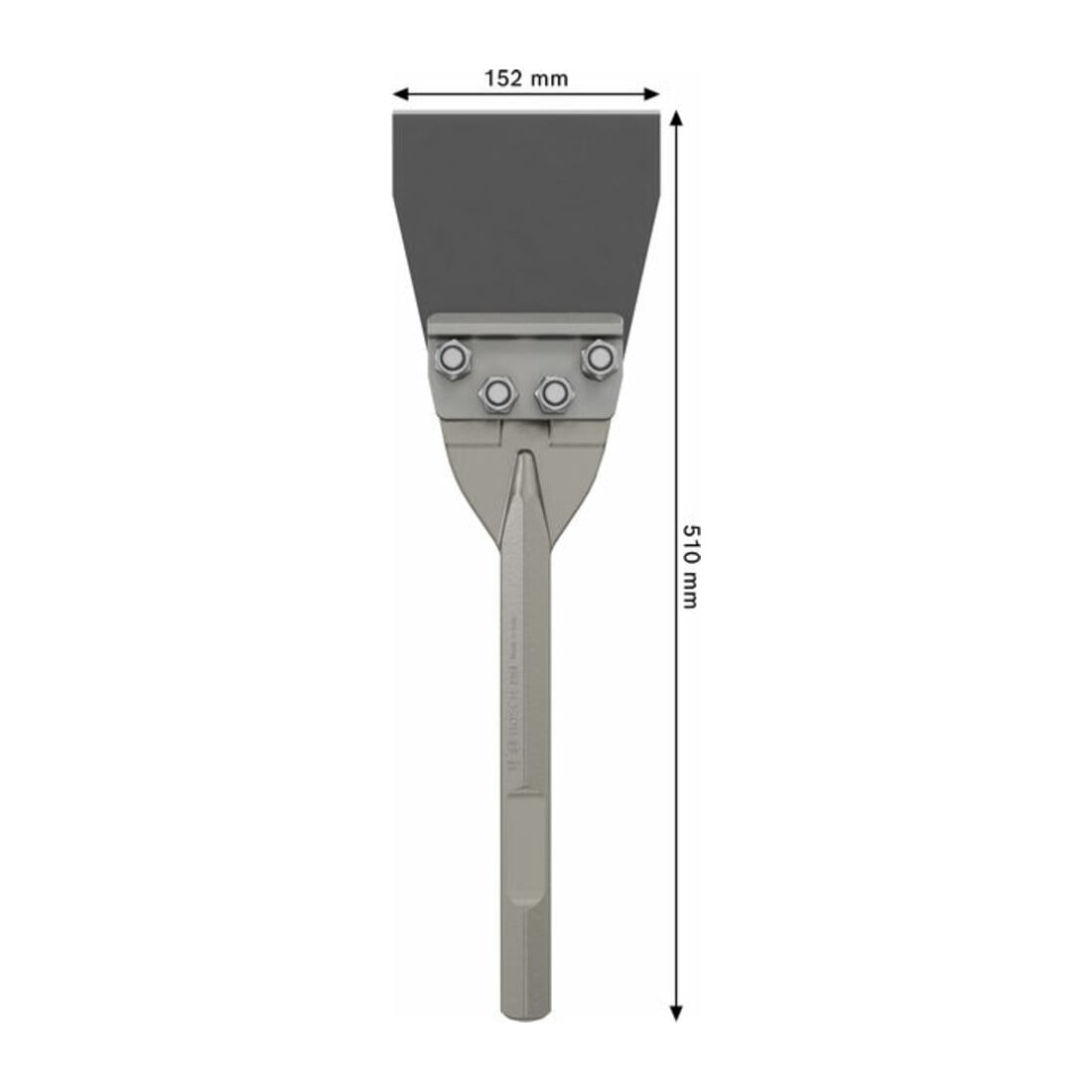 Bosch PRO Grattoir de sol HEX 28, 152 x 510 mm