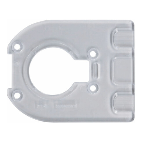 Bosch PRO Grundplatte, halbrund, 7 x 93 x 118 mm