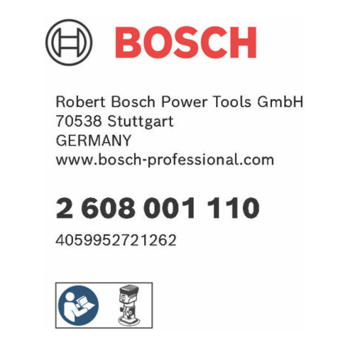 Bosch PRO Grundplatte, halbrund, 7 x 93 x 118 mm
