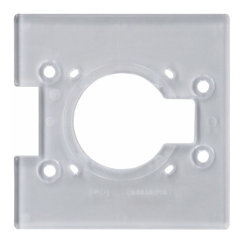 Bosch PRO Grundplatte, quadratisch, 7 x 96 x 96 mm