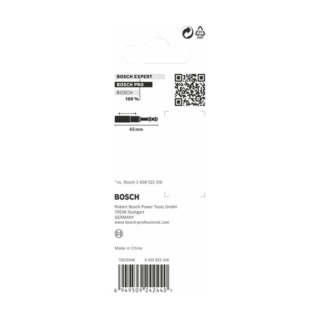 Bosch PRO Guide de centrage Impact, 65 mm
