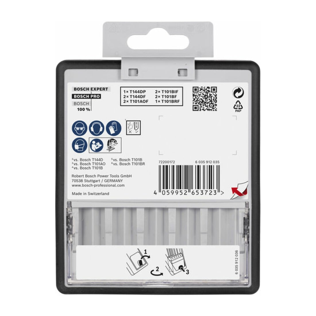 Bosch PRO Hardwood and Laminate Stichsägeblatt Set, 83 mm, 10-tlg.