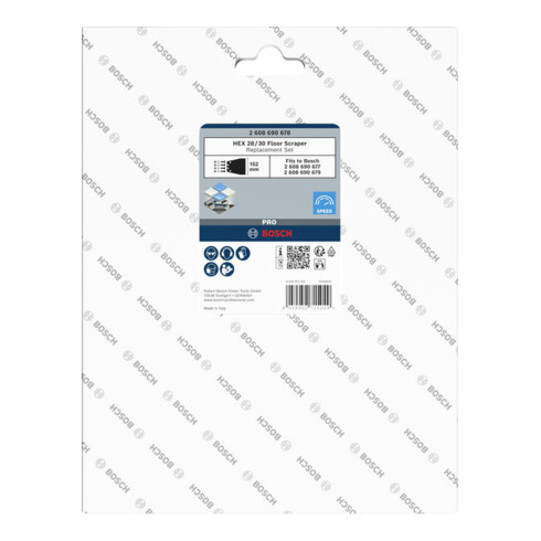 Bosch PRO HEX 28/30 Kit de pièces de rechange pour grattoir de sol