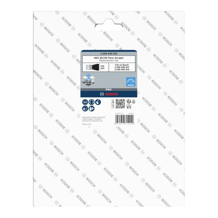 Bosch PRO HEX 28/30 Kit de pièces de rechange pour grattoir de sol
