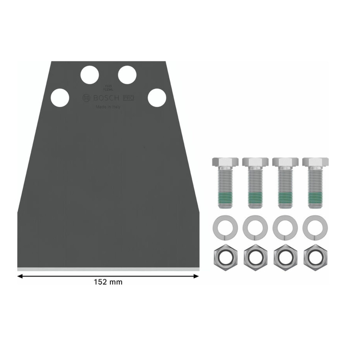 Bosch PRO HEX 28/30 Kit de pièces de rechange pour grattoir de sol
