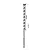 Bosch PRO HEX-5 Bohrer, 5,5 x 50 x 150 mm-4