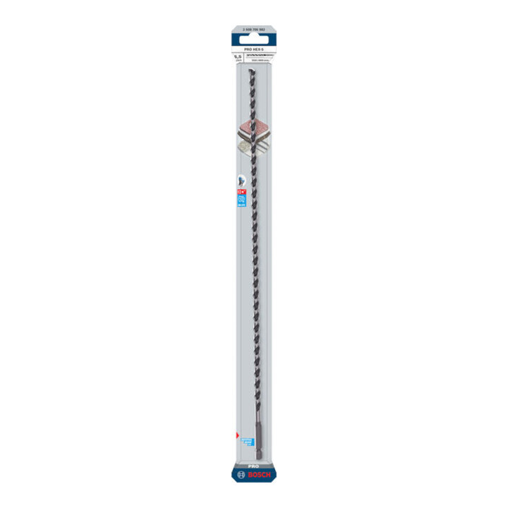 Bosch PRO HEX-5 Bohrer, 6,5 x 350 x 400 mm