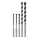 Bosch PRO HEX-5 Bohrer-Set, 4x100, 5x100, 6x100, 8x150, 10x150 mm, 5-tlg.