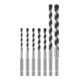 Bosch PRO HEX-5 Boorset, 4x100, 5x100, 5x100, 6x100, 6x100, 8x150, 10x150 mm, 7-dlg.