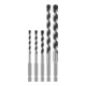 Bosch PRO HEX-5 Boorset, 4x100, 5x100, 6x100, 8x150, 10x150 mm, 5-dlg.
