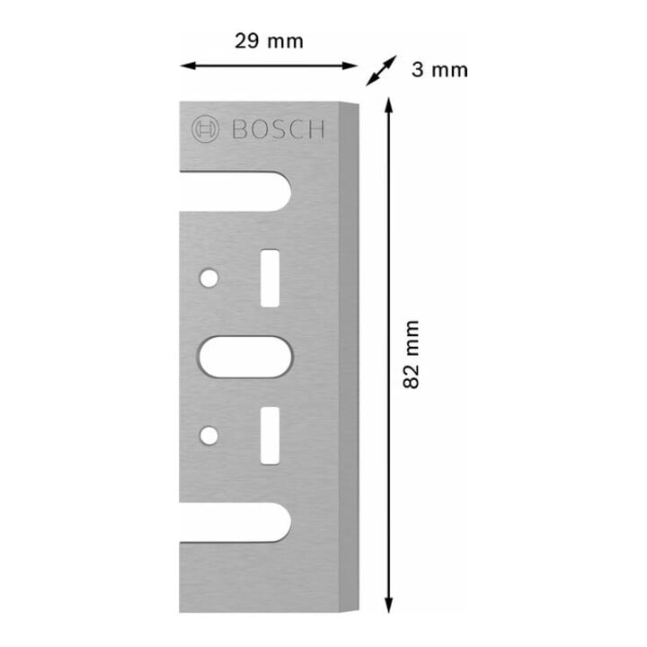 Bosch PRO Hobelmesser, 82 x 29 x 3 mm, 2 Stk