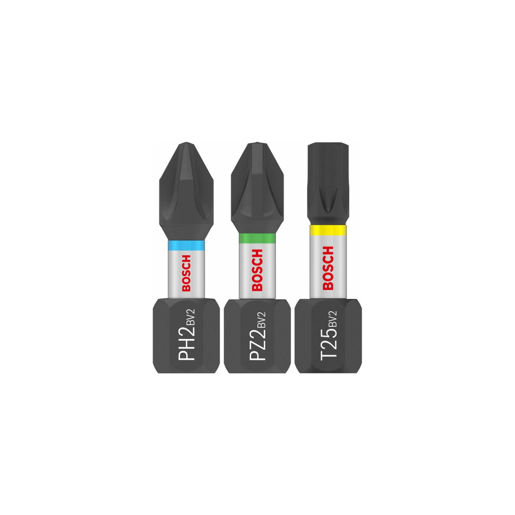 BOSCH PRO Impact Bit Set, 25 mm, Display, 10 x 25-tlg