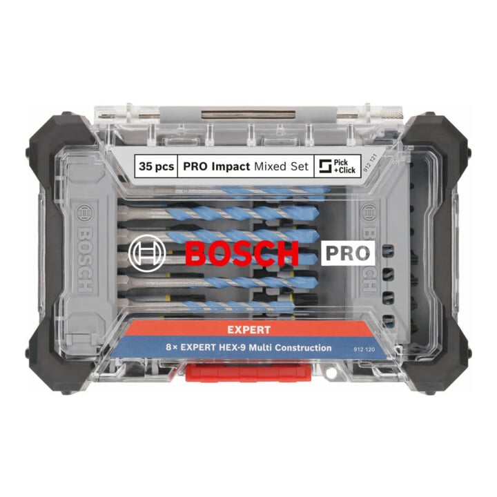 Bosch PRO Impact Gemischtes Set, Display, 6 x 35-tlg