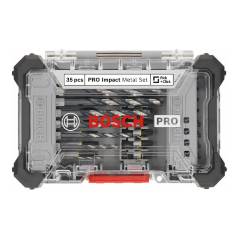 Bosch PRO Impact Metal Set, Display, 6 x 35-tlg