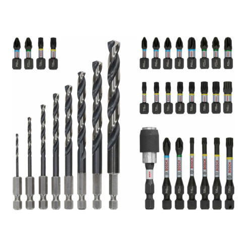 Bosch PRO Impact Metal Set, Display, 6 x 35-tlg