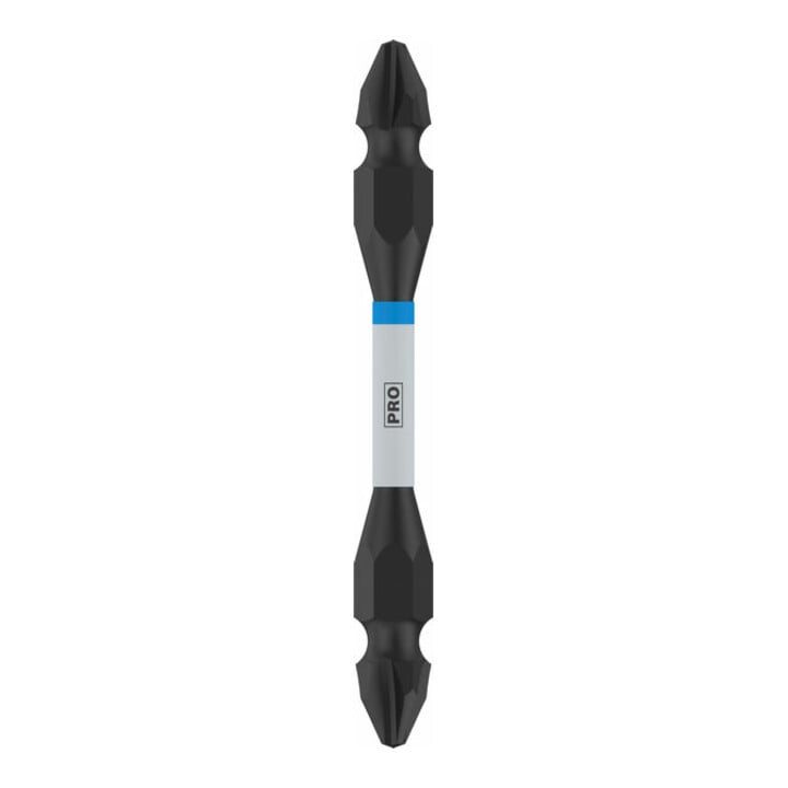 Bosch PRO Impact Schrauberbit mit Doppelklingen u. Pick and Click-Einsätzen, PH2, 65mm