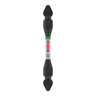 Bosch PRO Impact Schrauberbit mit Doppelklingen u. Pick and Click-Einsätzen, PZ2, 65mm
