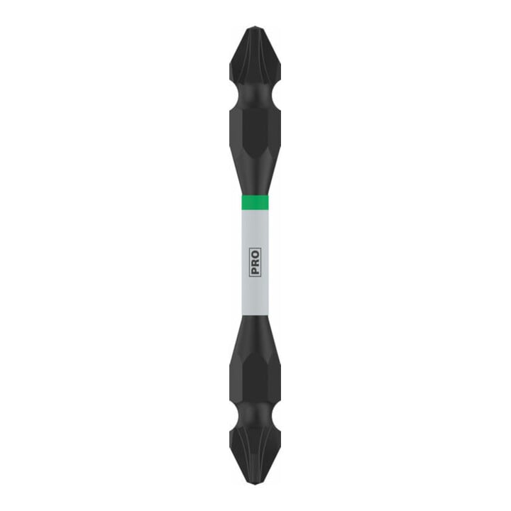 Bosch PRO Impact Schrauberbit mit Doppelklingen u. Pick and Click-Einsätzen, PZ2, 65mm