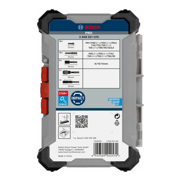 Bosch PRO Impact Schrauberbit Set, 33-tlg.