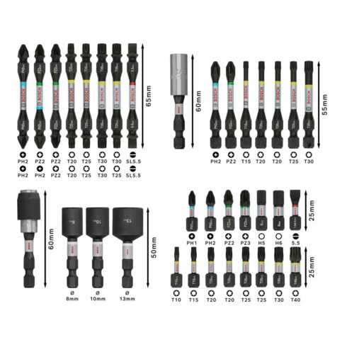 Bosch PRO Impact Schrauberbit Set, 35-tlg.