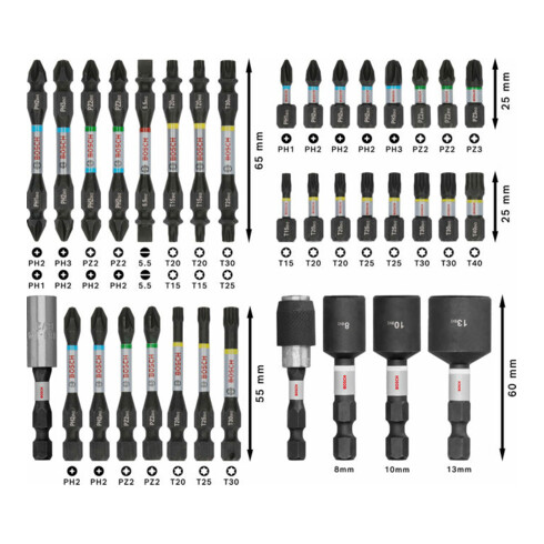 Bosch PRO Impact Schrauberbit Set, 36-tlg.