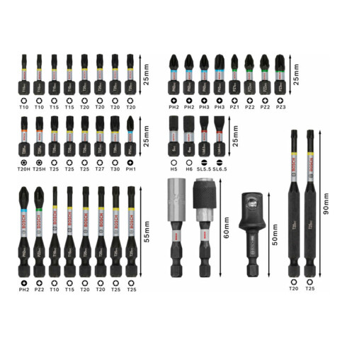 Bosch PRO Impact Schrauberbit Set, 41-tlg.