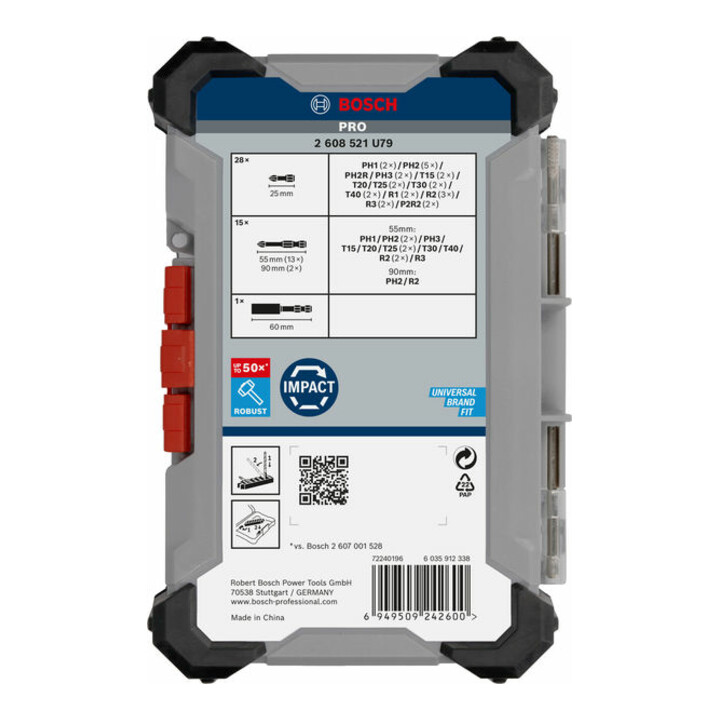Bosch PRO Impact Schrauberbit Set, 44-tlg.