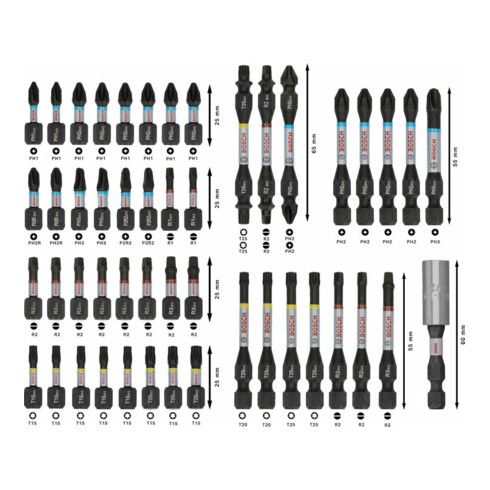 Bosch PRO Impact Schrauberbit Set, 48-tlg.