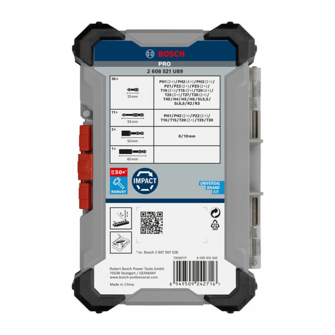 Bosch PRO Impact Schrauberbit Set, 50-tlg.