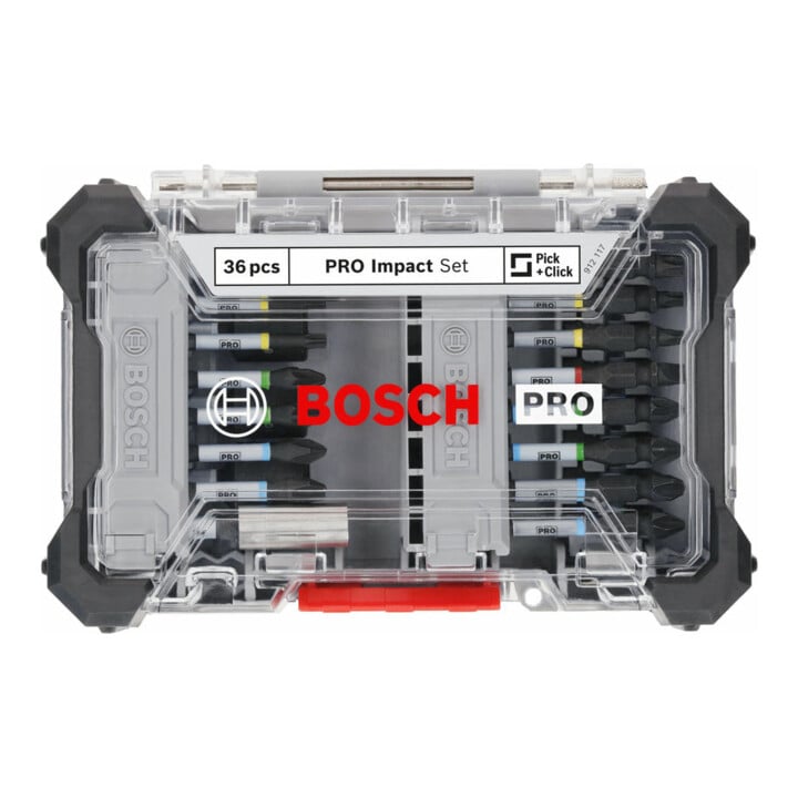 Bosch PRO Impact Schrauberbit Set, mit Aufsteller, 6 x 36-tlg