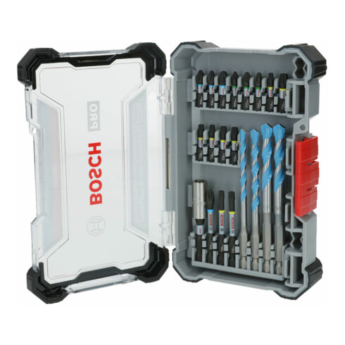 Bosch PRO Impact Schrauberbits und Multi Construction Bohrer Set, 20-tlg.