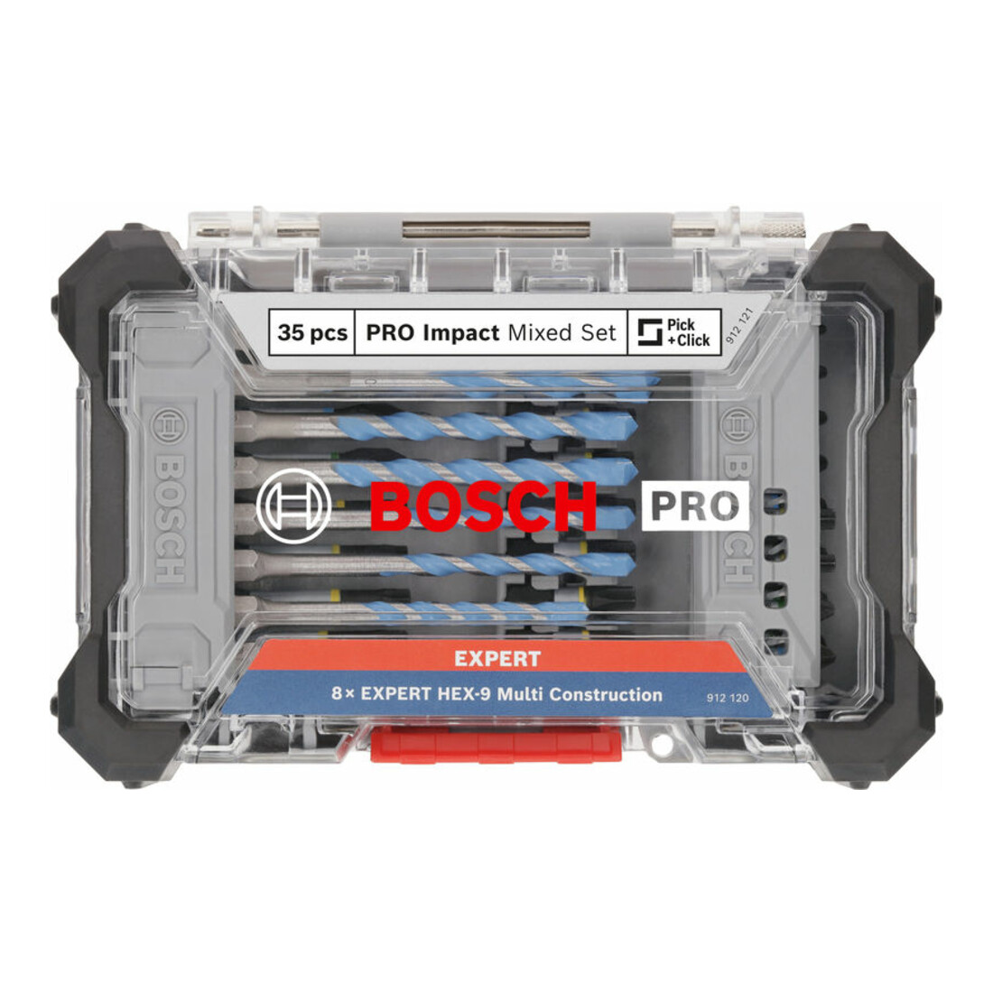 Bosch PRO Impact Schrauberbits und Multi Construction Bohrer Set, 35-tlg.
