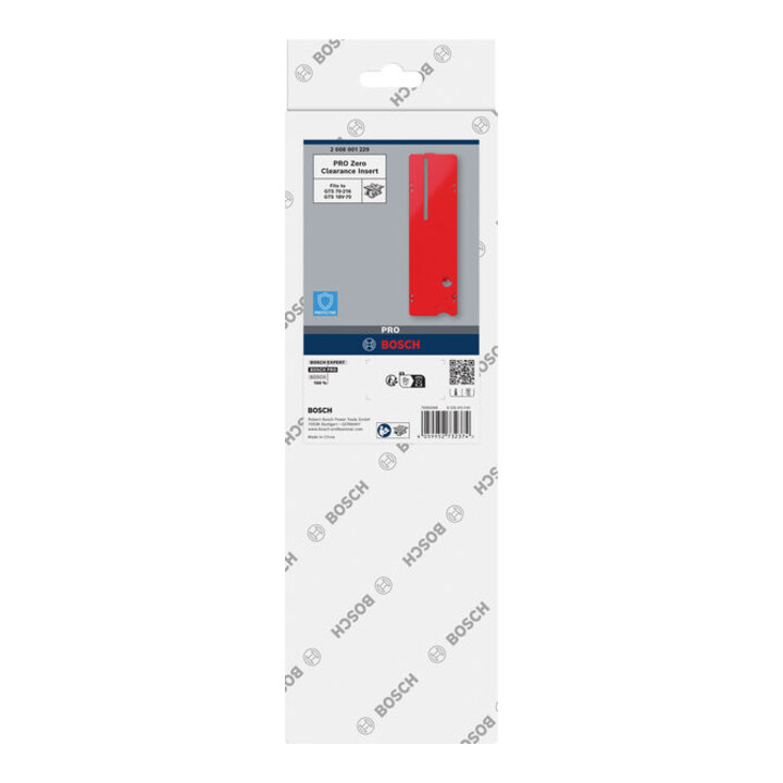 Bosch PRO Insert à jeu nul pour scies circulaires sur table GTS 18V-70/GTS 70-216Professional