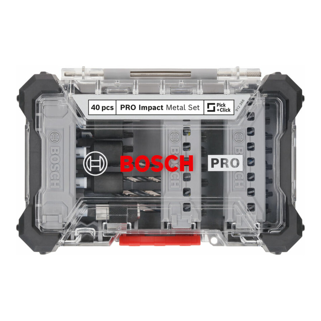 Bosch PRO Jeu de embouts de vissage et forets métal, 40 pcs