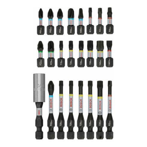 Bosch PRO Jeu d'embouts de vissage, 24 pièces