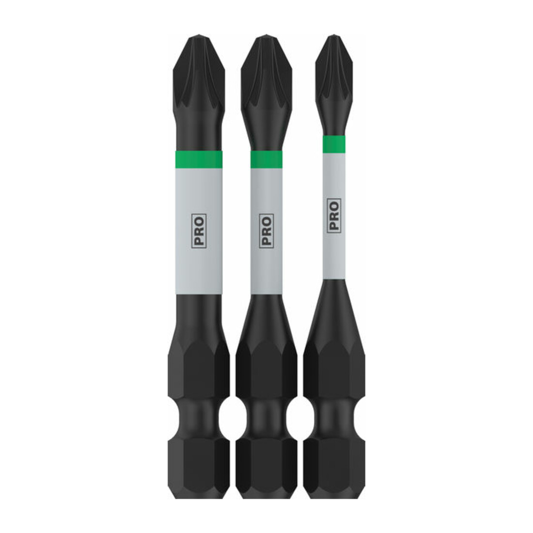 Bosch PRO Jeu d'embouts Pozidriv, PZ1, PZ2, PZ3, 55 mm, 3 pcs