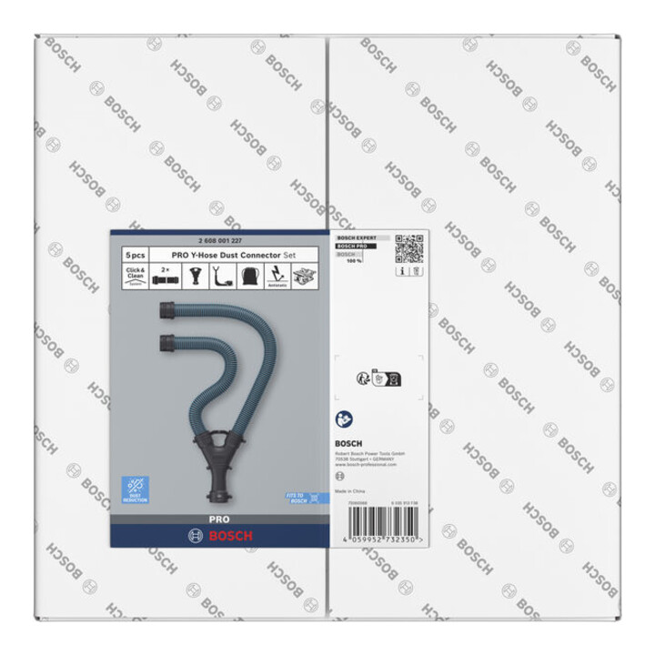Bosch PRO Kit de raccord d’aspiration Y pour scies circulaires sur table