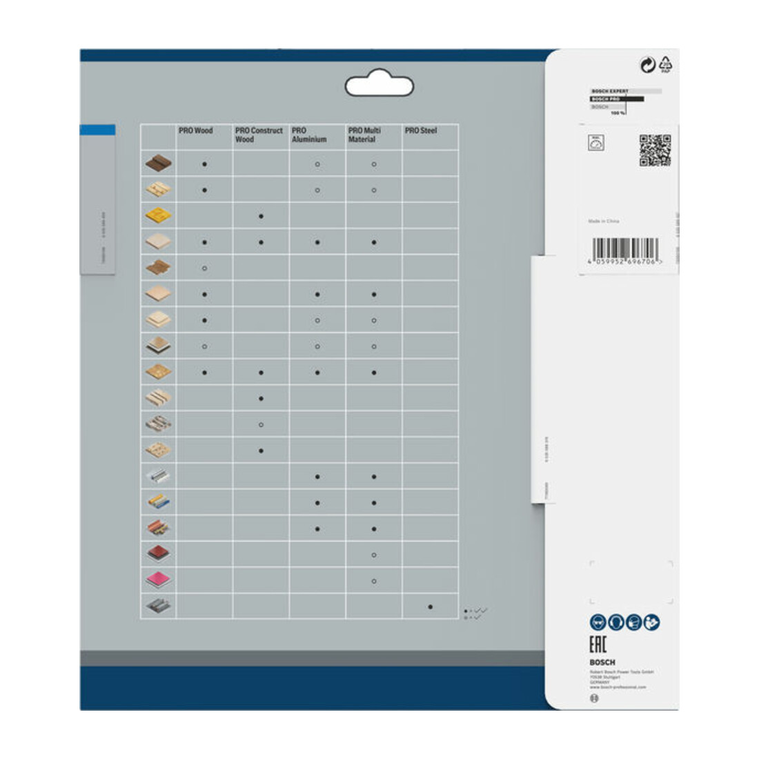 Bosch PRO Lame de scie circulaire en acier, 254 x 2,2 x 25,4 mm, T52