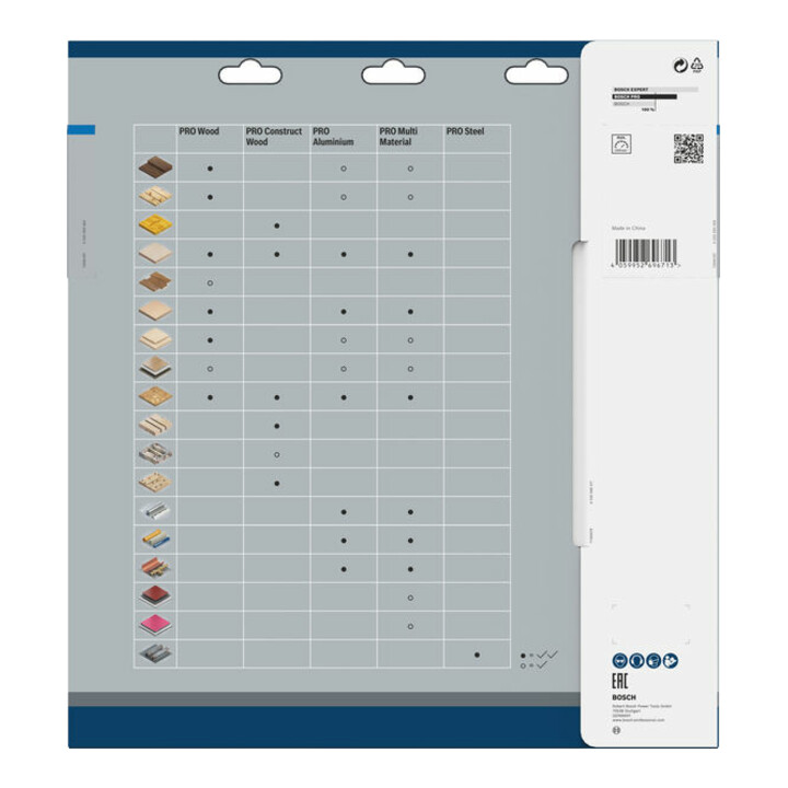 Bosch PRO Lame de scie circulaire en acier, 305 x 2,2 x 25,4 mm, T60