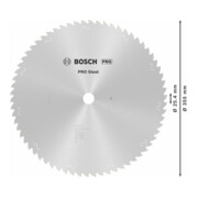 Bosch PRO Lame de scie circulaire en acier, 355 x 2,2 x 25,4 mm, T66-4