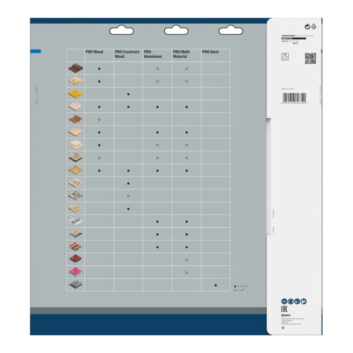 Bosch PRO Lame de scie circulaire en acier, 355 x 2,2 x 25,4 mm, T66