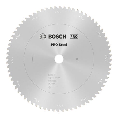 Bosch PRO Lame de scie circulaire en acier pour scies circulaires, 305 x 2,2 x 25,4 mm, T72