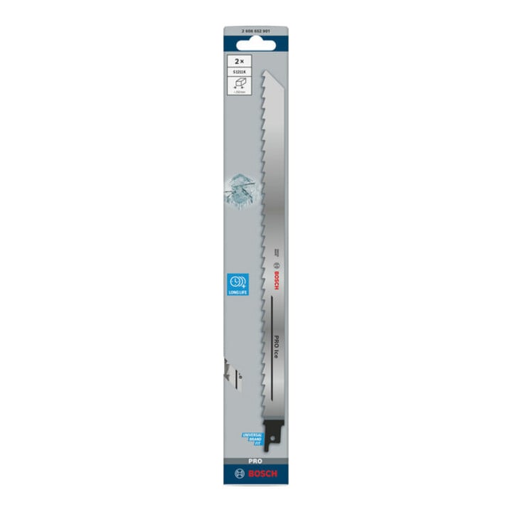 Bosch PRO Lame de scie sabre Ice S1211K, 1,25 x 19 x 300 mm, 5 pcs