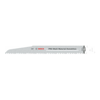 Bosch PRO Lame de scie sabre Multi Matériaux S1110VF, 1,6 x 22 x 225 mm, 2 pcs