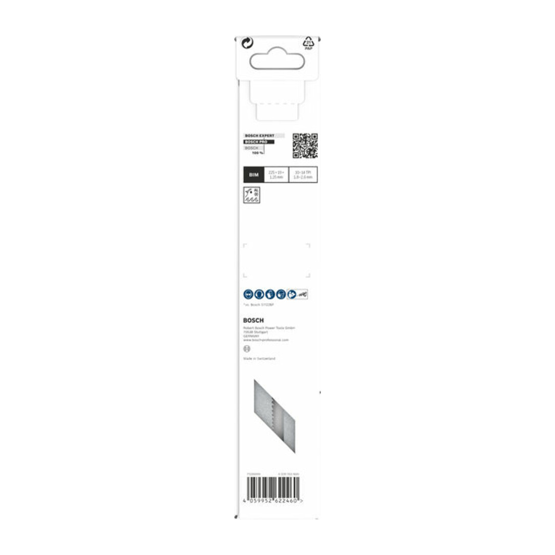 Bosch PRO Lame de scie sabre pour démolition métal S1125VF, 1,25 x 19 x 225 mm, 2 pcs