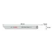 Bosch PRO Lame de scie sabre pour réparation de palettes rapide S1022HFR, 0,9 x 19 x 200 mm, 5 pcs-4