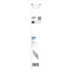 Bosch PRO Lame de scie sabre pour réparation de palettes rapide S1122HFR, 0,9 x 19 x 225 mm, 5 pcs