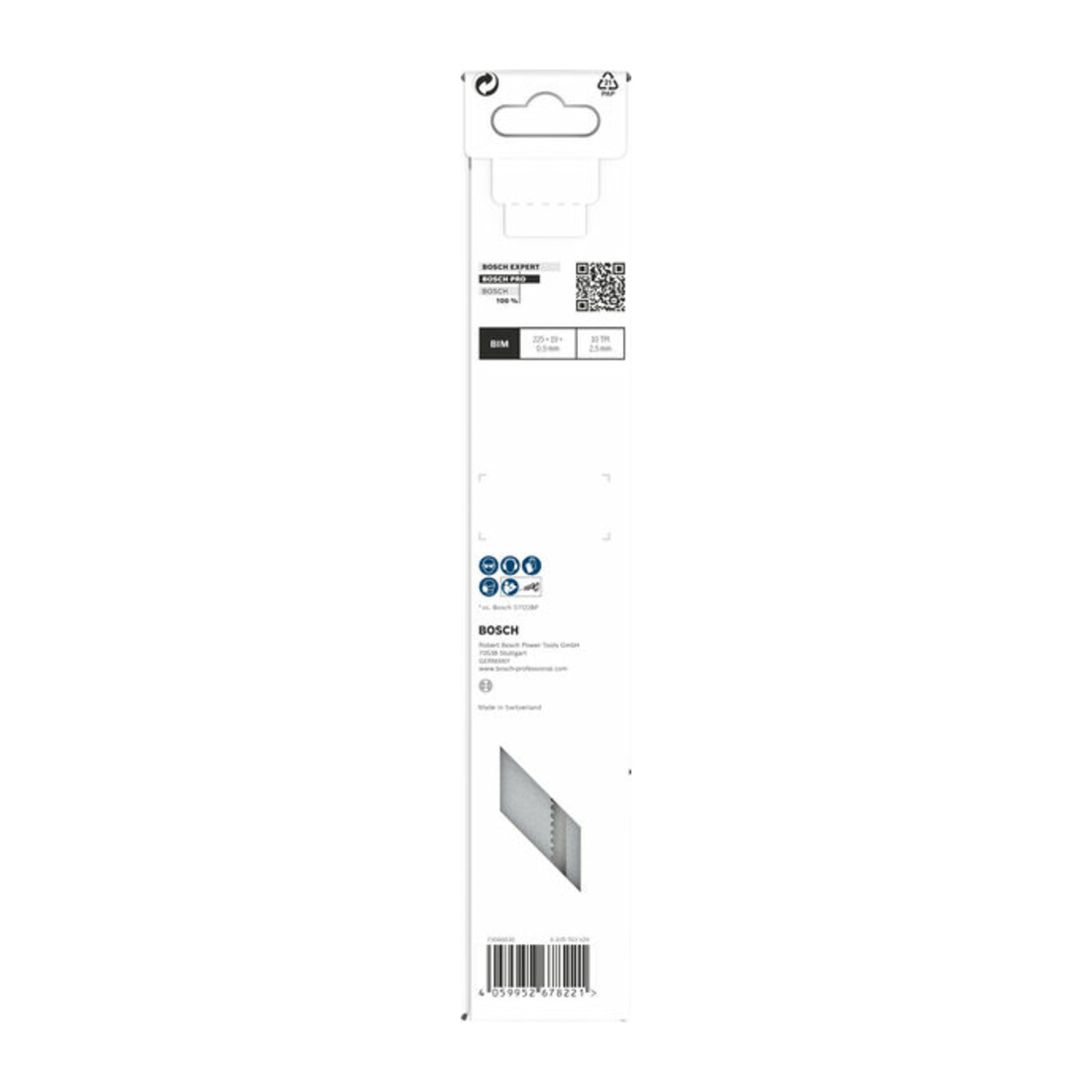 Bosch PRO Lame de scie sabre pour réparation de palettes rapide S1122HFR, 0,9 x 19 x 225 mm, 5 pcs
