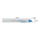 Bosch PRO Lame de scie sabre Thin Metal précise S1137EAF, 1,1 x 25 x 225 mm, 5 pcs