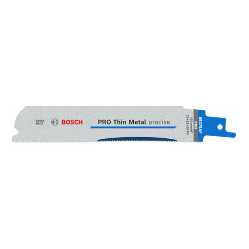 Bosch PRO Lame de scie sabre Thin Metal precise S937EAF, 1,1 x 25 x 150 mm, 5 pcs